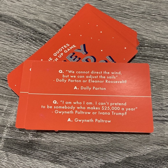 They Said What?! - Trivia Card Game - Picture 8 of 9